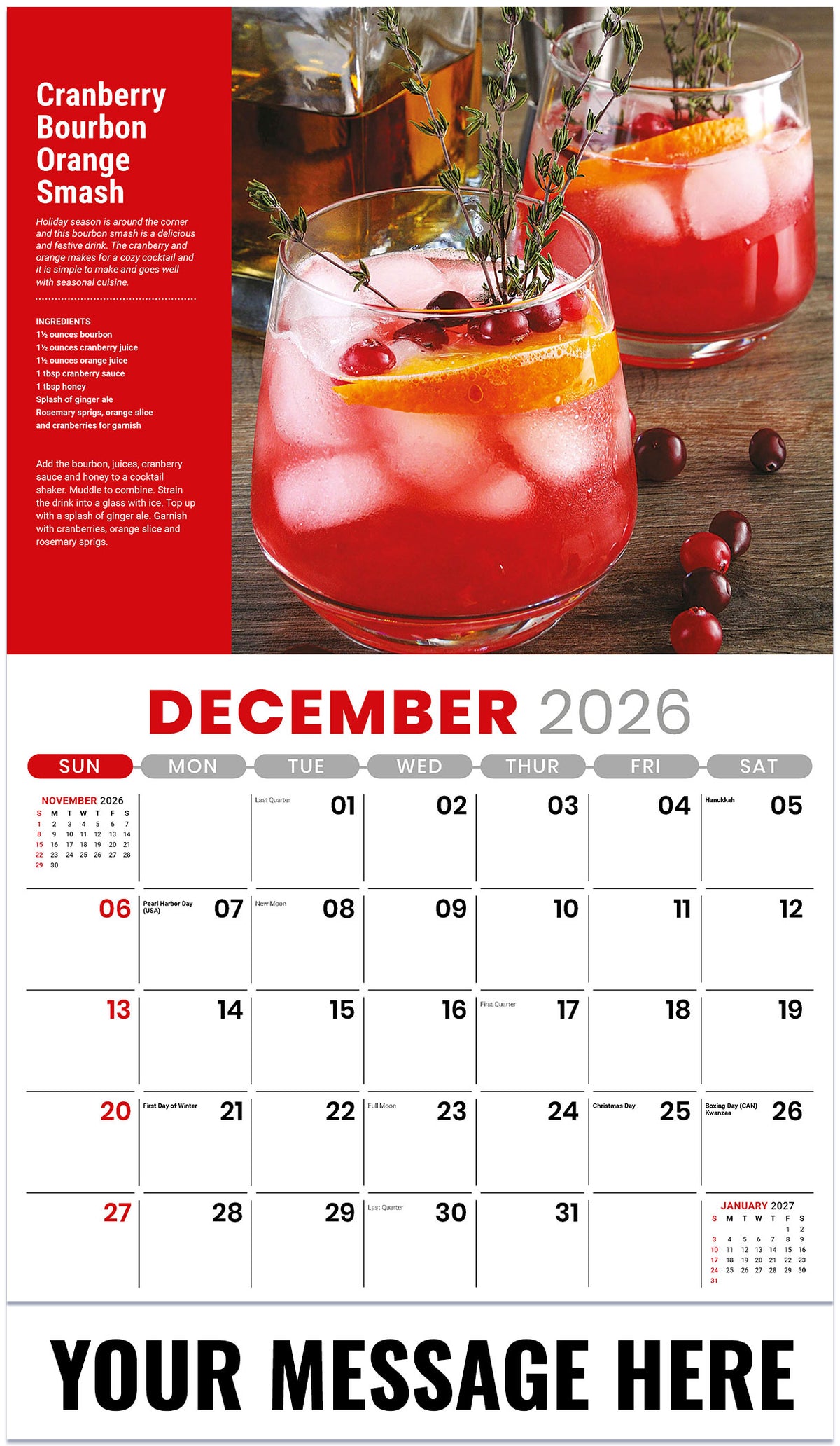 Happy Hour - 2027 Promotional Calendar