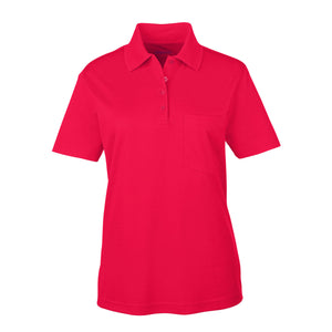 Core365 Origin Performance Pique Polo with Pocket - Women's AC78181P (Red)