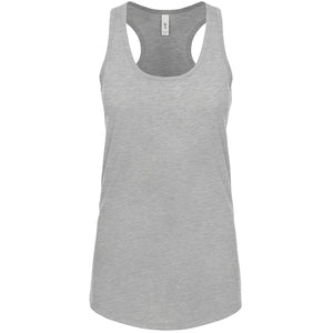 Next Level Ladies' Ideal Racerback Tank - Heather Gray