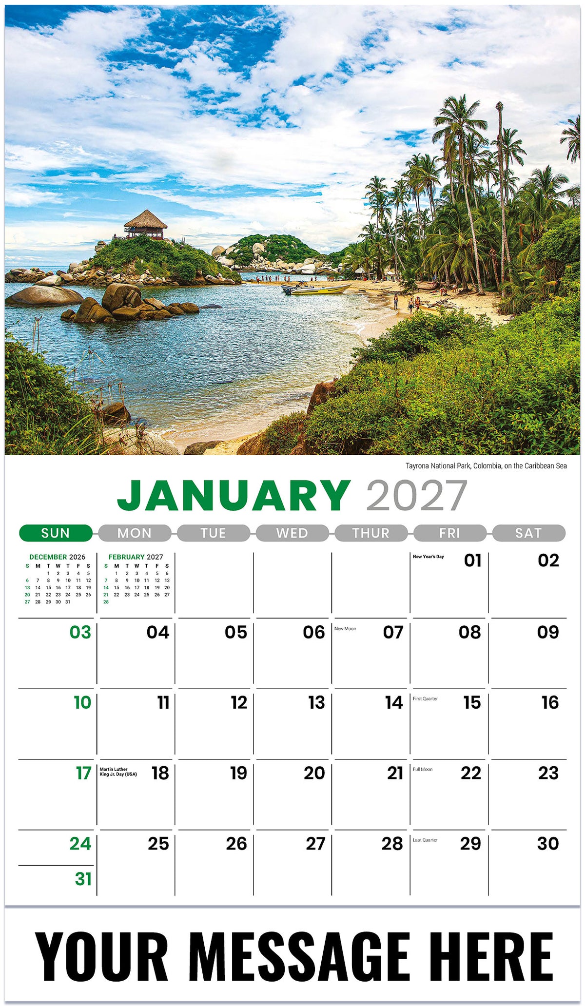 Sun, Sand & Surf - 2027 Promotional Calendar