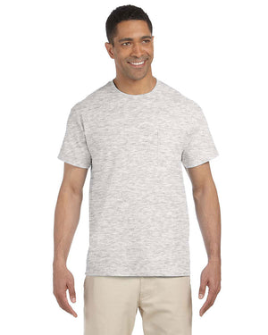 Adult Gildan Ultra Cotton® Pocket T-Shirt - Color - ACG230 - Ash Grey