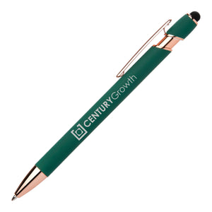 Ellipse Softy Rose Gold Classic with Stylus - Green