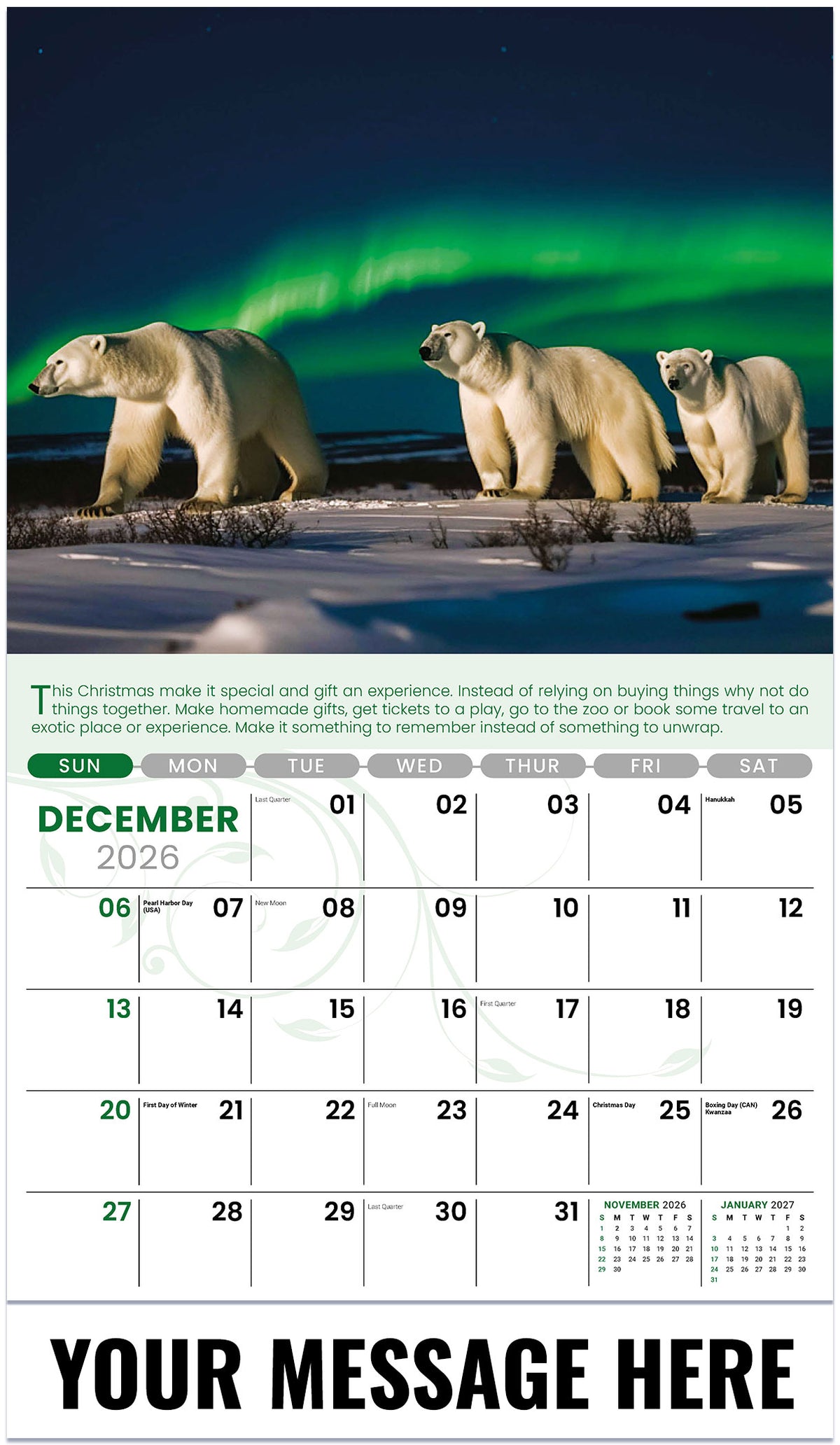 Go Green - 2027 Promotional Calendar