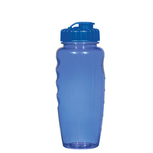 30 Oz. Poly-Clear™ Gripper Bottle - Translucent Blue