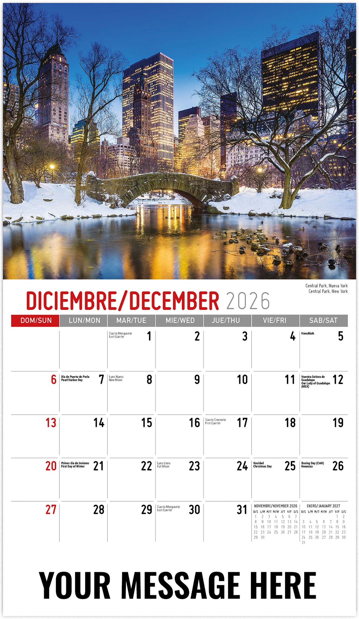 Scenes of America (Bilingual) - 2026 Promotional Calendar