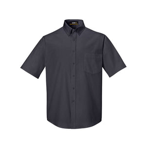 Core365 Origin Short Sleeve Twill Shirt - Men AC88194 (Carbon)