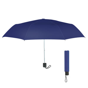 42" Arc Budget Telescopic Umbrella HT_4130 - Navy Blue