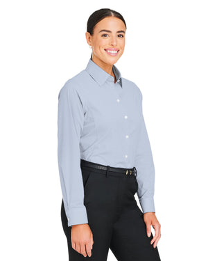 Devon & Jones CrownLux Performance® Ladies' Microstripe Shirt