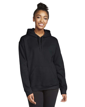 Adult Softstyle® Fleece Pullover Hooded Sweatshirt - Black