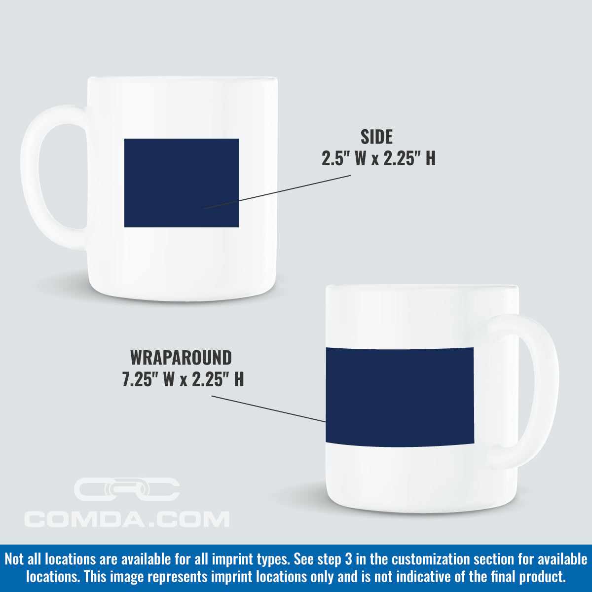 11 oz. White Ceramic Mug