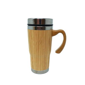 15 oz. Bamboo Tumbler with Handle - Bamboo