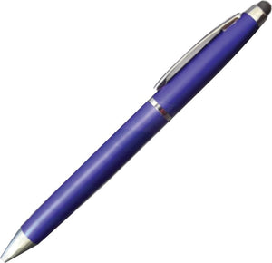 Waterloo Plastic Twist Action Pen with PDA Stylus - Blue