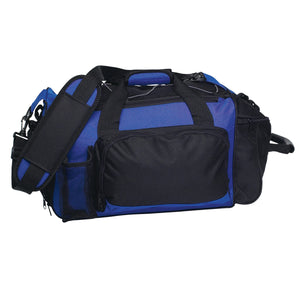 Deluxe Sports Bag (3111) - Royal Blue With Black