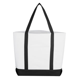 Tote Bag (3008) - White With Black