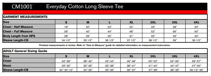 ATC Everyday Cotton Long Sleeve Tee - Color - CM1001