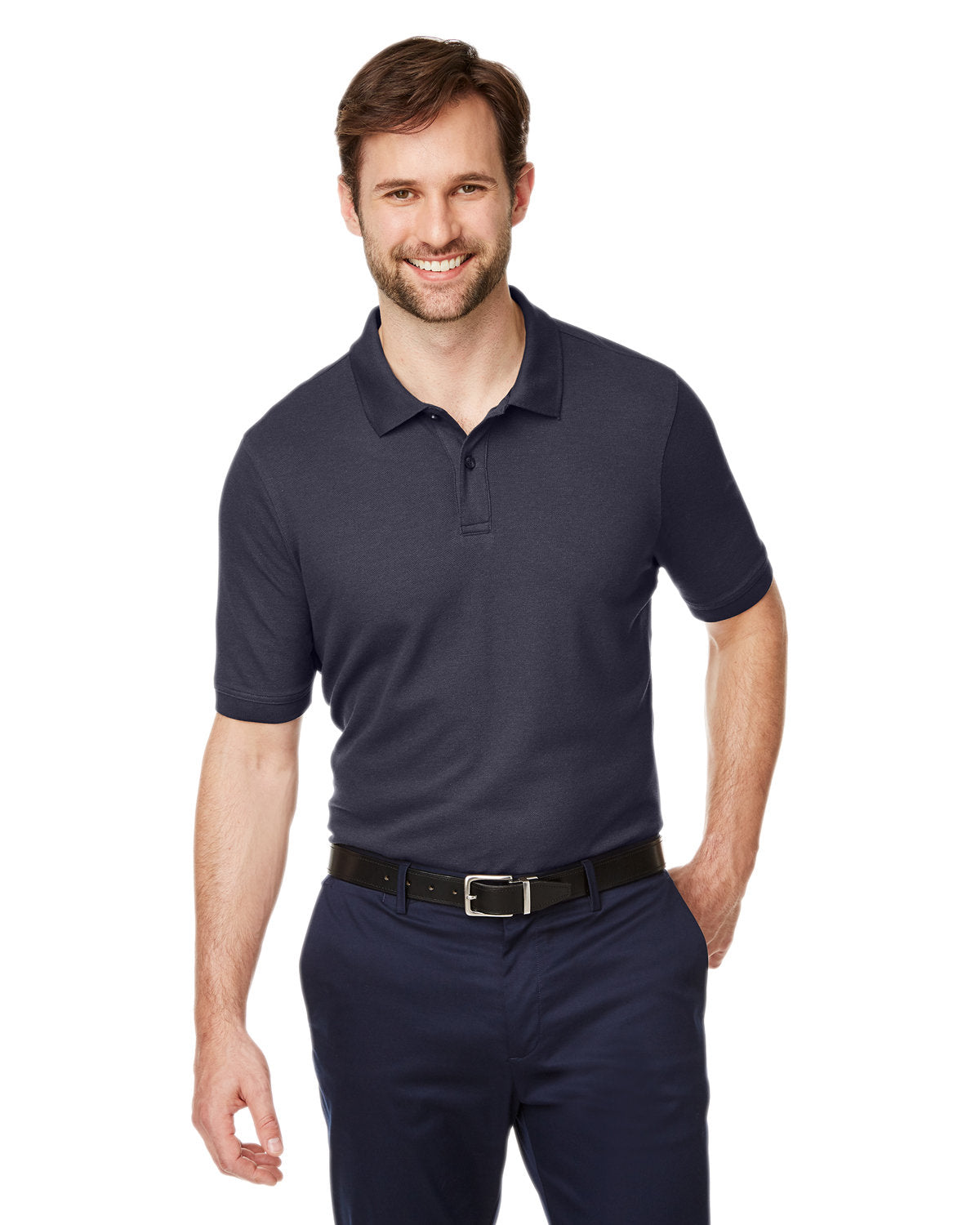 Devon & Jones New Classics® Men's Performance Polo - Front