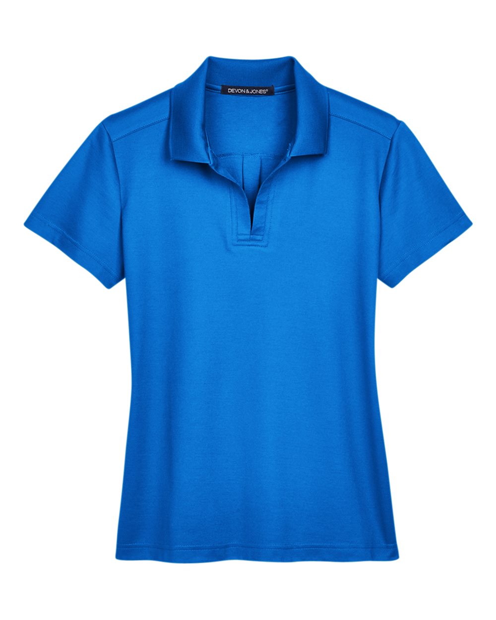Devon & Jones CrownLux Performance™ Ladies' Plaited Polo - French Blue