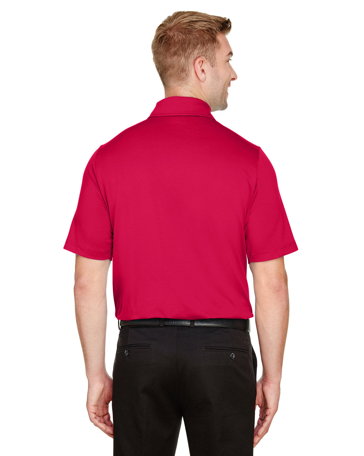 Devon & Jones CrownLux Performance® Men's Range Flex Polo - Back