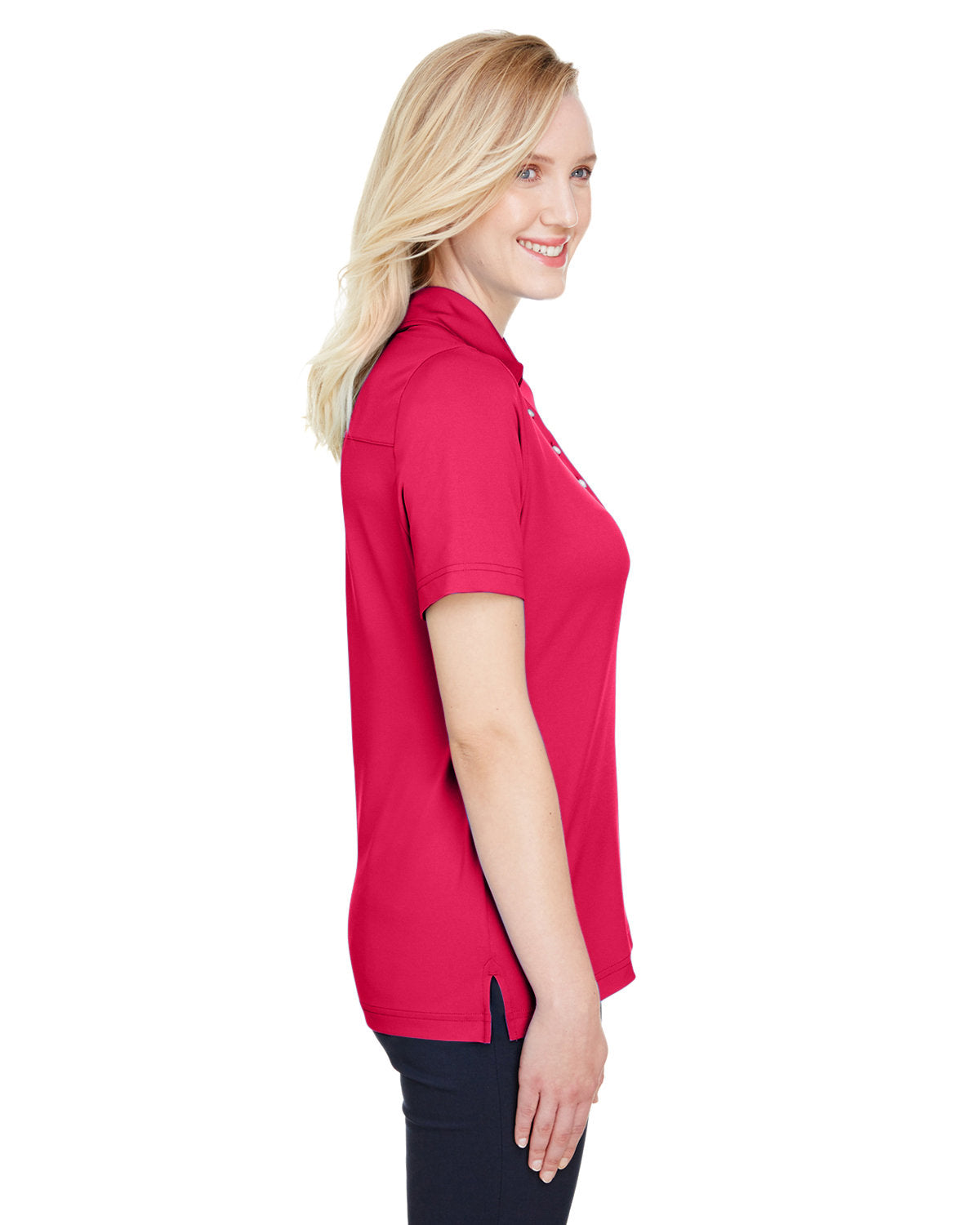 Devon & Jones CrownLux Performance® Ladies' Range Flex Polo - Side