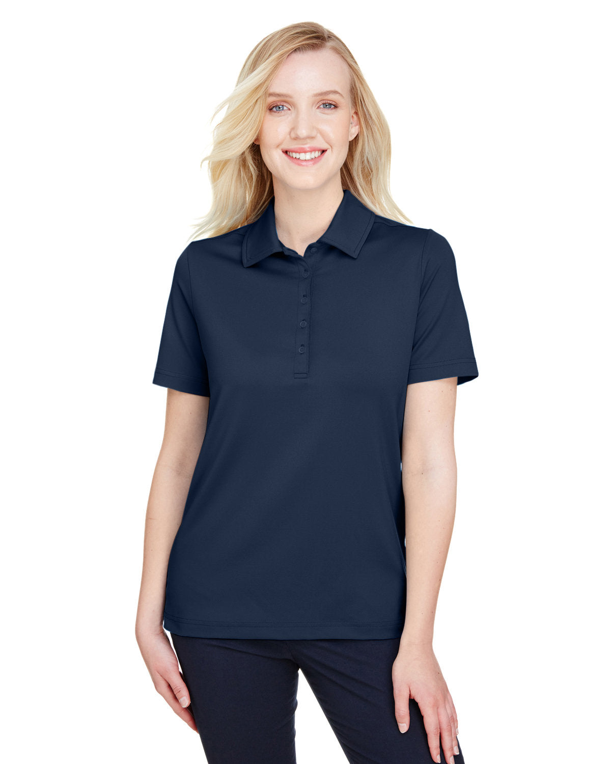 Devon & Jones CrownLux Performance® Ladies' Range Flex Polo - Navy