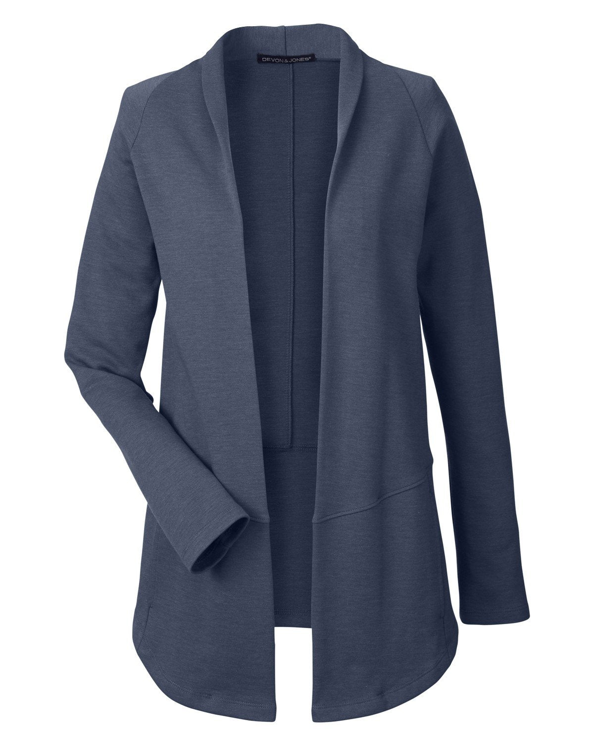 Devon & Jones New Classics® Ladies' Charleston Cardigan - Navy Melange