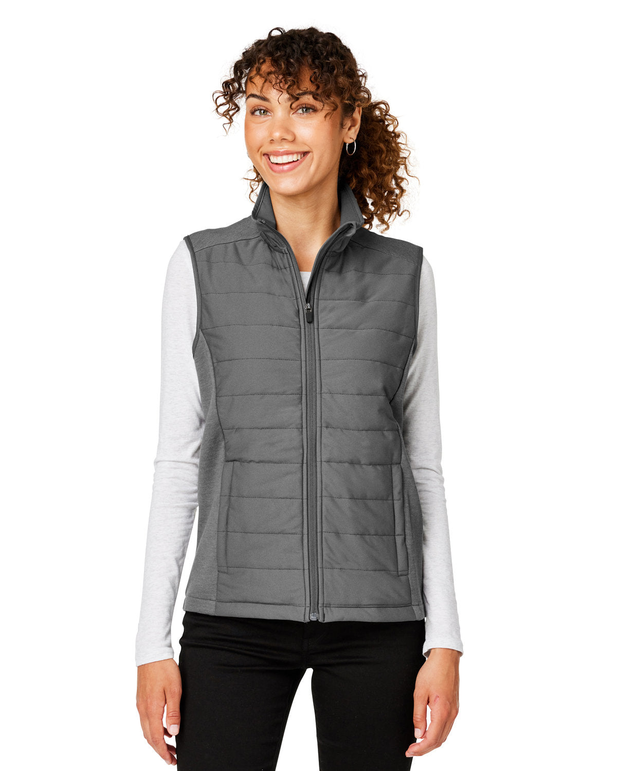 Devon & Jones New Classics® Ladies' Charleston Hybrid Vest - Front