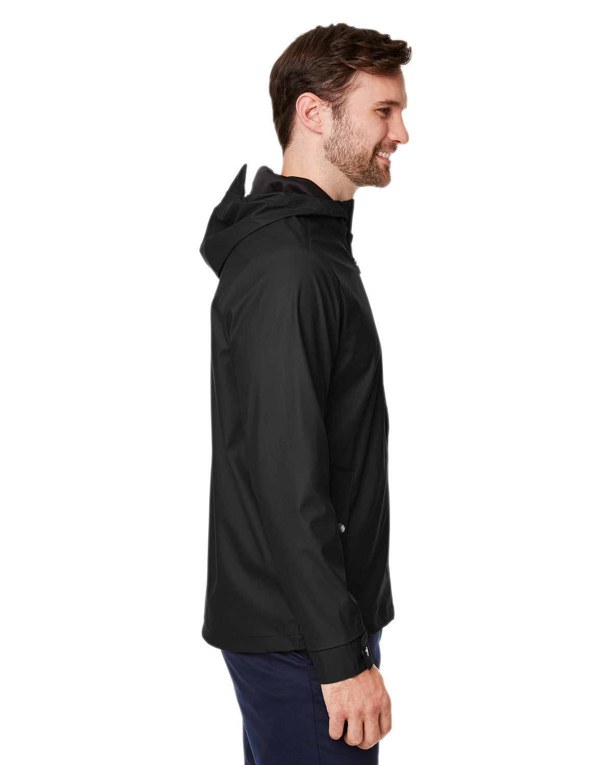 Devon & Jones New Classics® Unisex Prescott Rain Jacket - Side