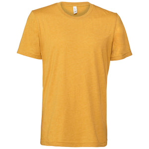 Bella + Canvas Unisex Heather CVC T-Shirt - Heather Mustard