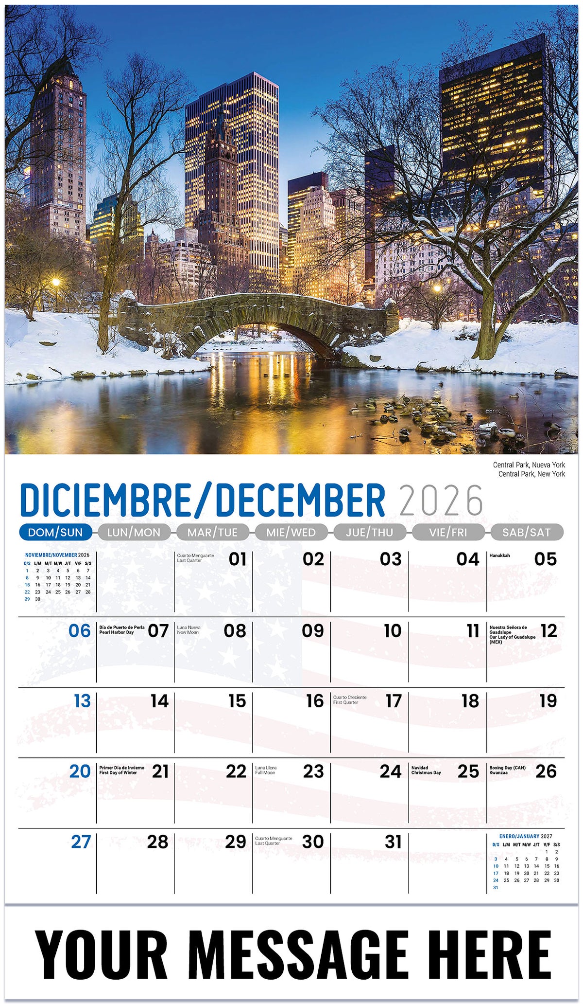 Scenes of America (Bilingual) - 2027 Promotional Calendar