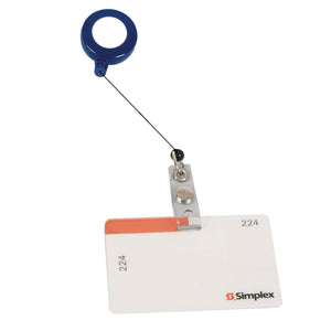 Retractable Badge Holder With Laminated Label