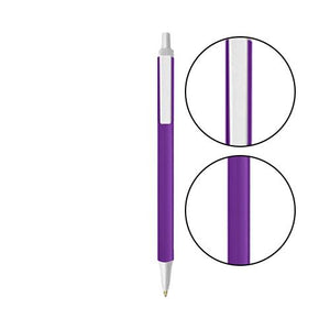 Purple BIC® Clic Stic® Pen - Purple With White