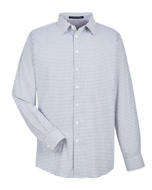 Devon & Jones CrownLux Performance® Men's Micro Windowpane Woven Shirt