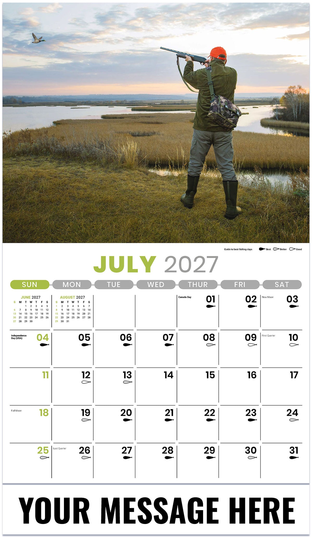 Fishing and Hunting - 2027 Promotional Calendar