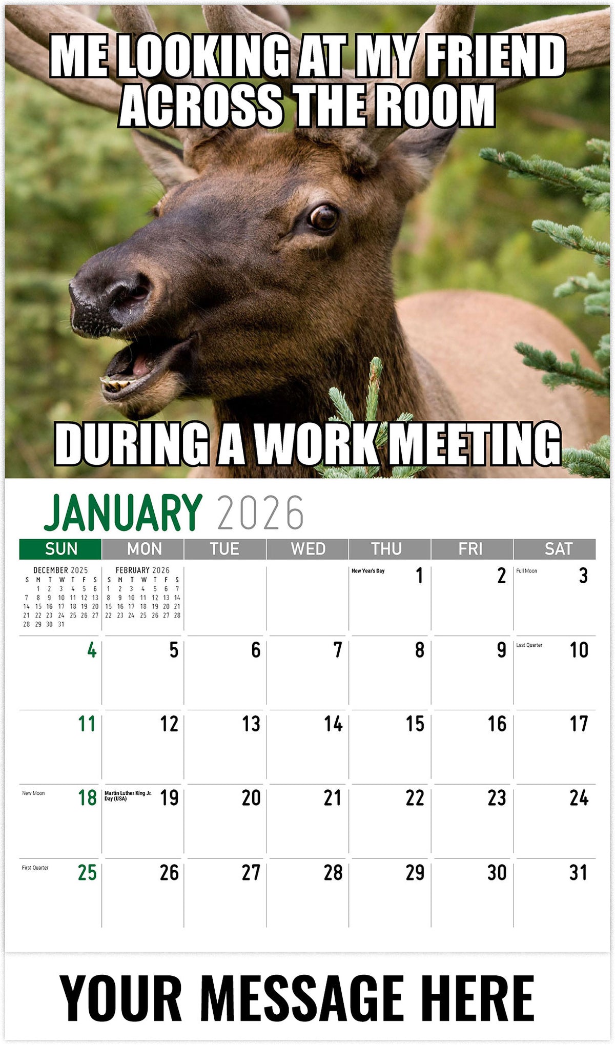 The Memeing of Life - 2026 Promotional Calendar