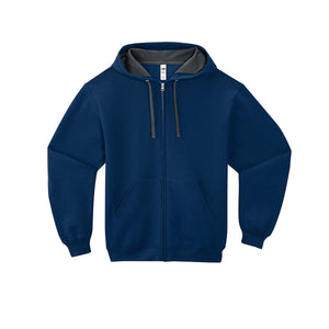 Fruit of the Loom Adult SofSpun® Full-Zip Hooded Sweatshirt - J Navy