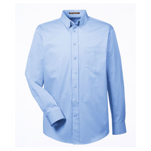 Long Sleeve Twill Shirt with Teflon - Men ACM581 (INDUSTRY BLUE)