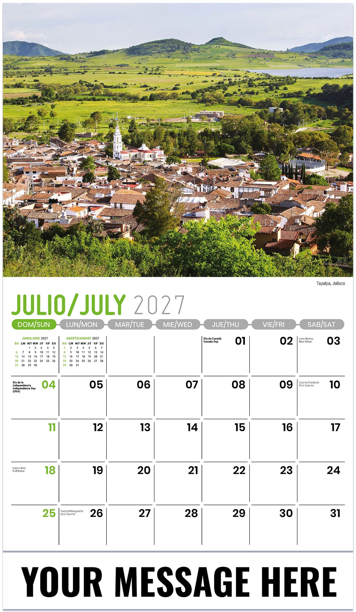 Scenes of Mexico (Bilingual) - 2027 Promotional Calendar
