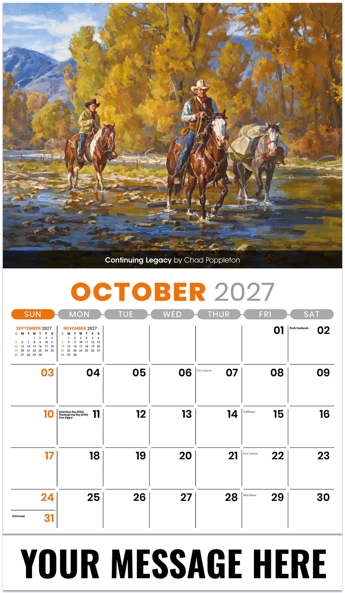 Spirit of the West - 2027 Promotional Calendar