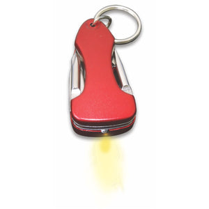 Mini 5-Function Multi-Tool Key Tag - CM2062 - Red