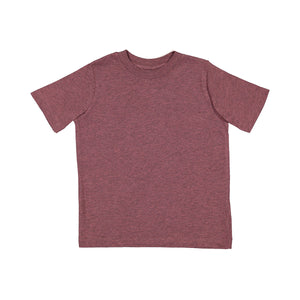 Rabbit Skins Toddler Fine Jersey T-Shirt - Sangria Blackout