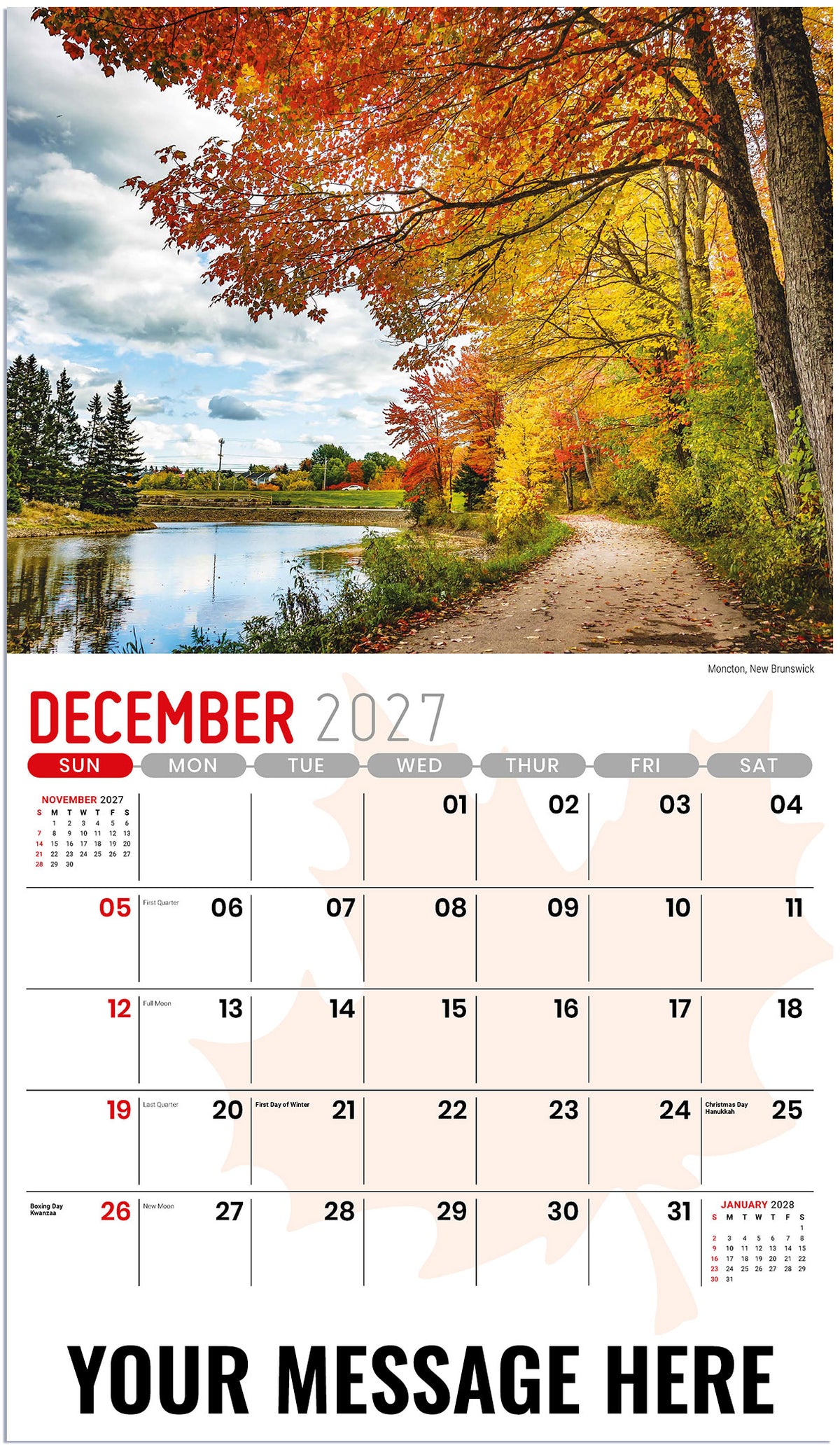 Scenes of Canada - 2027 Promotional Calendar