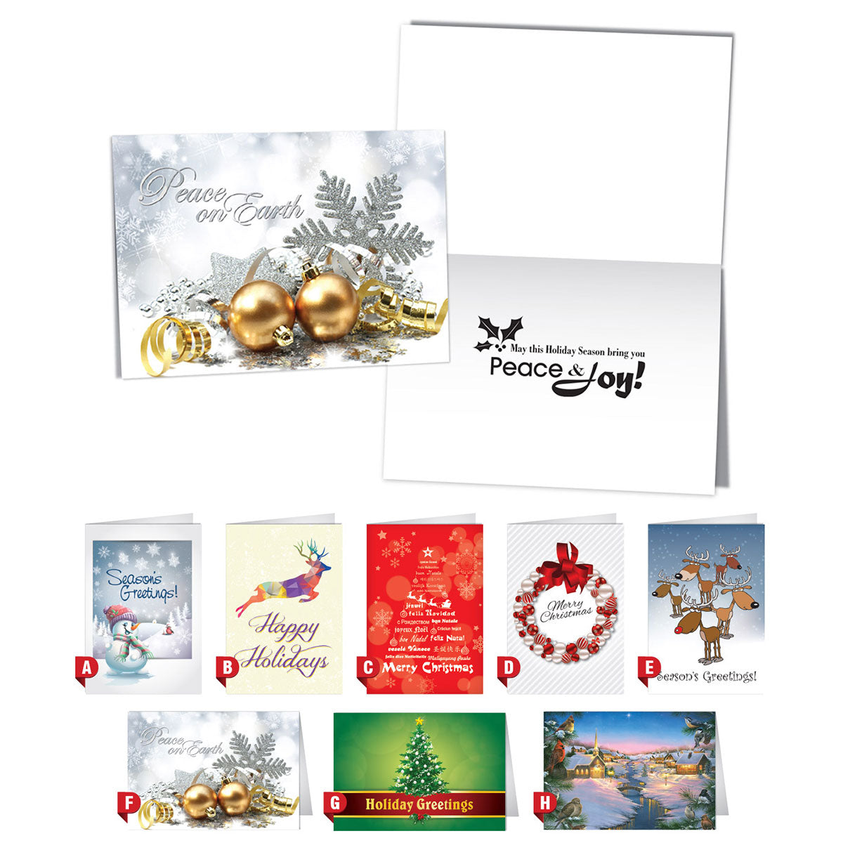 Holiday Cards - Peace and Joy