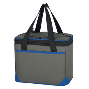 Bolt Kooler Bag - Gray With Royal Blue