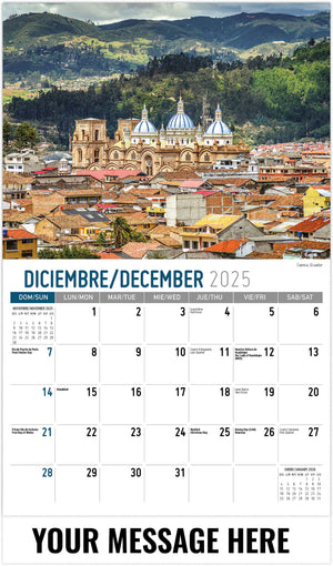 Beauty of Latin America (Bilingual) - 2026 Promotional Calendar