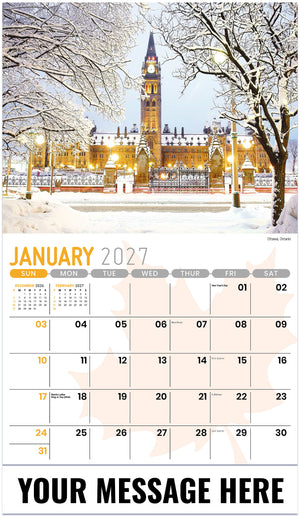 Scenes of Canada - 2027 Promotional Calendar