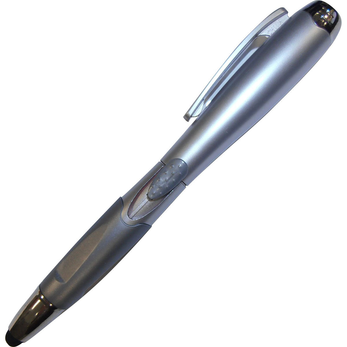 Eclipse Soft Stylus Pen with LED Light - Silver