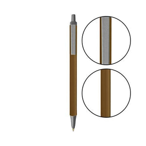 Metallic Brown BIC® Clic Stic® Pen - Metallic Brown With Silver