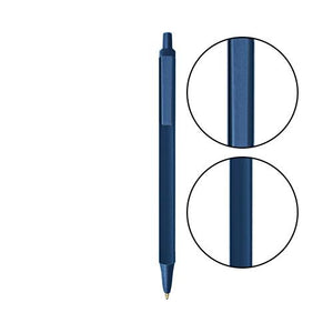 Metallic Dark Blue BIC® Clic Stic® Pen - Metallic Dark Blue With Metallic Dark Blue