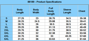 Core365 Insulated Jacket - Men AC88189 - size chart