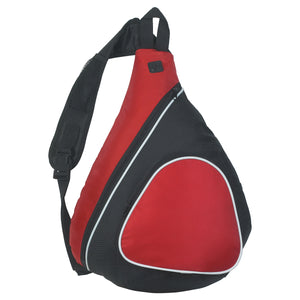 Sling Backpack (Red With Black)